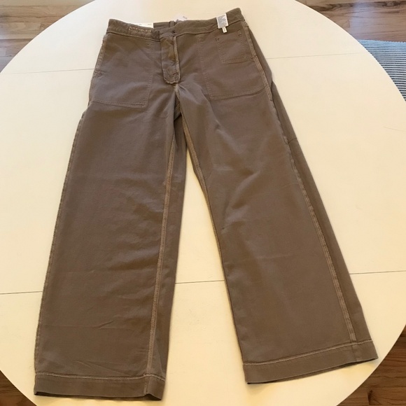 NWT AEO DREAMY DRAPE HIGH-WAISTED BAGGY WIDE-LEG PANTS - Picture 8 of 13